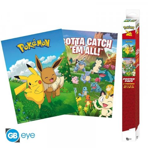neuveden: Pokémon Set Plakátů Environments 2 ks neuveden: Pokémon Set Plakátů Environments 2 ks