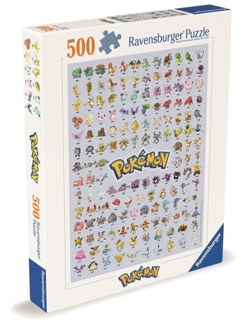 neuveden: Puzzle Prvních 151 Pokémonů 500 dílků