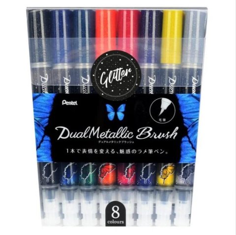 neuveden: PENT.GFH-D8ST DUAL METALLIC BRUSH SADA 8KS