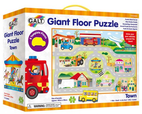 neuveden: Velké podlahové puzzle - Město