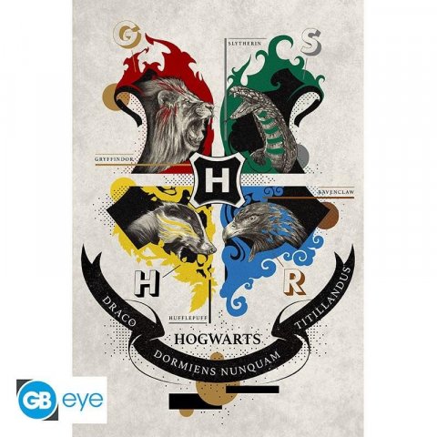 neuveden: Harry Potter Plakát Maxi: Animal Crest 91,5 x 61 cm