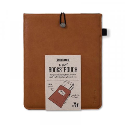 neuveden: Bookaroo Pouzdro na knihu, tablet - hnědé