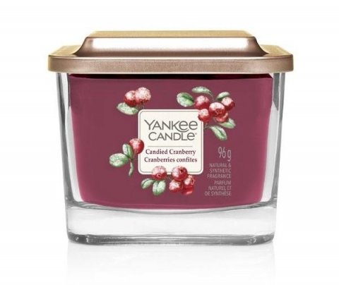neuveden: YANKEE CANDLE Candied Cranberry svíčka 96g / 1knot