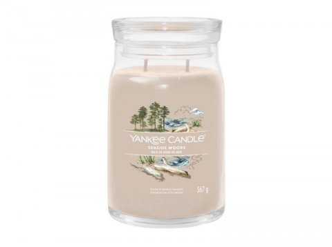 neuveden: YANKEE CANDLE Seaside Woods svíčka 567g / 2 knoty (Signature velký) neuveden: YANKEE CANDLE Seaside Woods svíčka 567g / 2 knoty (Signature velký)