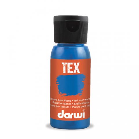 neuveden: DARWI TEX barva na textil - Nebesky modrá 50 ml