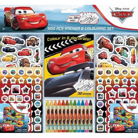 neuveden: Auta - Samolepkový set 500