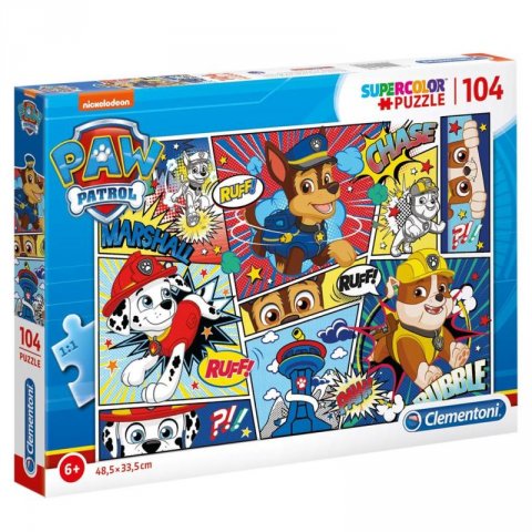 neuveden: Puzzle Supercolor Tlapková patrola 104 dílků