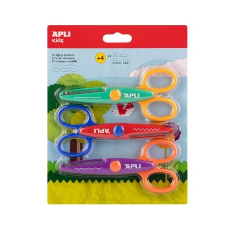 neuveden: APLI kreativní nůžky - sada 3 ks