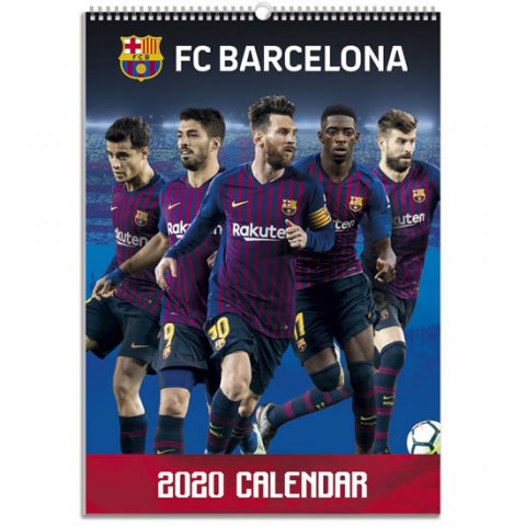 neuveden: Kalendář nástěnný 2020 - FC Barcelona