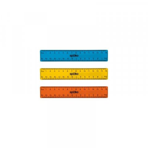 neuveden: Spoko pravítko 15 cm - mix barev