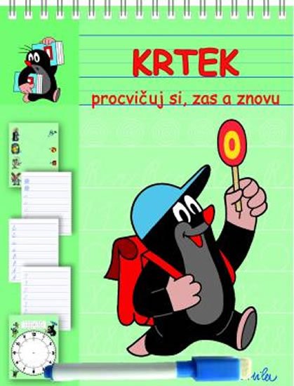 Miler Kateřina: Krtek 2 - Stíratelné listy A5 s popisovačem - Procvičuj si, zas a znovu Miler Kateřina: Krtek 2 - Stíratelné listy A5 s popisovačem - Procvičuj si, zas a znovu