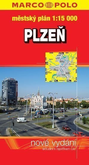 neuveden: Plzeň - městský plán 1:15000