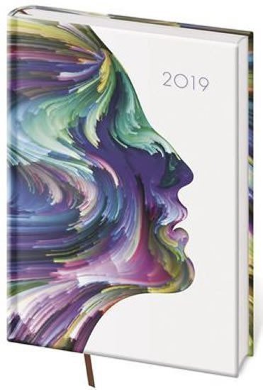 neuveden: Diář 2019 - Vario/denní A5/Face