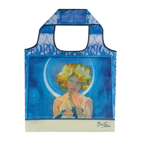 neuveden: Skládací nákupní taška Alfons Mucha - Luna