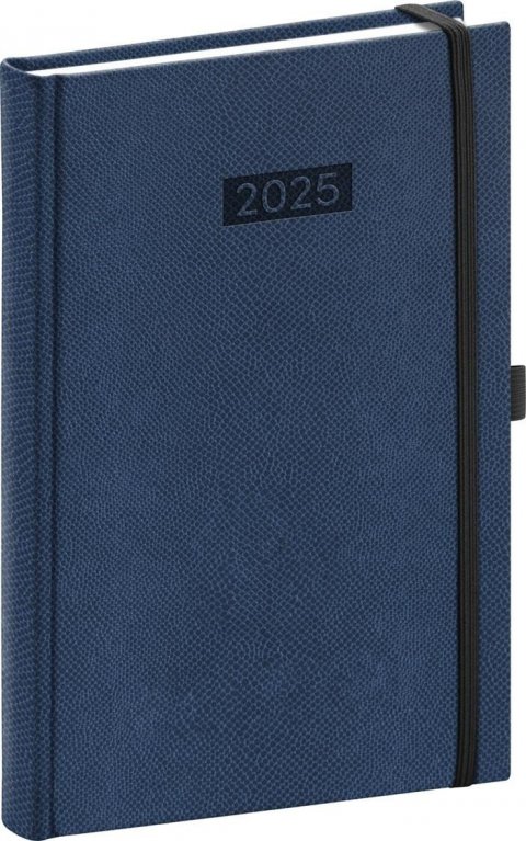 neuveden: Diář 2025: Diario - tmavěmodrý, denní, 15 × 21 cm neuveden: Diář 2025: Diario - tmavěmodrý, denní, 15 × 21 cm