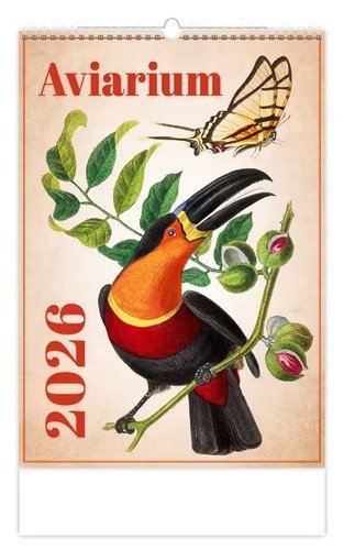 neuveden: Kalendář nástěnný 2026 - Aviarium
