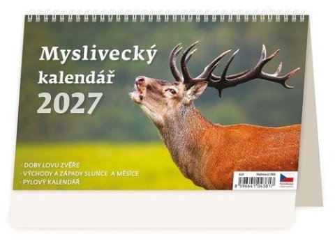 : Kalendář stolní 2027 - Myslivecký kalendář