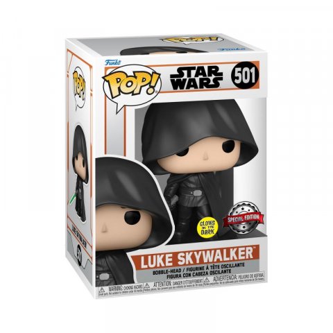 neuveden: Funko POP Star Wars: Mandalorian - Luke with Lightsaber (exclusive limited 