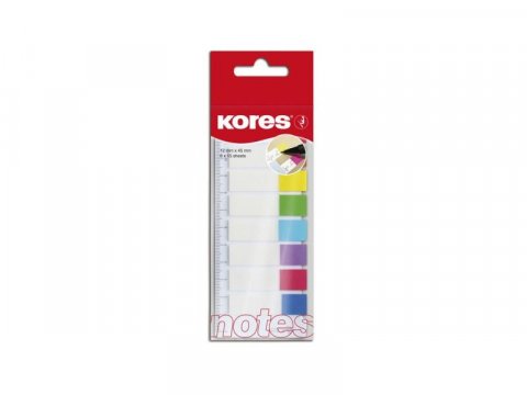 neuveden: Samolepící popisovací záložky Index Strips na pravítku 45x12 mm / 8 barev / neuveden: Samolepící popisovací záložky Index Strips na pravítku 45x12 mm / 8 barev /