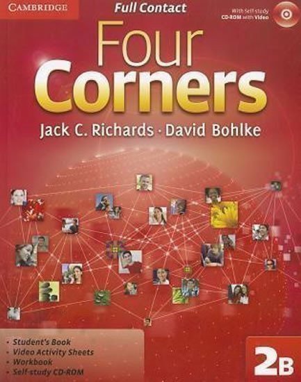 Richards Jack C.: Four Corners 2: Full Contact B with S-Study CD-ROM