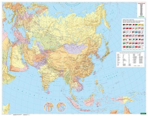 neuveden: ASI P Asie 1:9 000 000 plano neuveden: ASI P Asie 1:9 000 000 plano