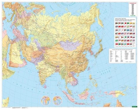 neuveden: ASI P Asie 1:9 000 000 plano