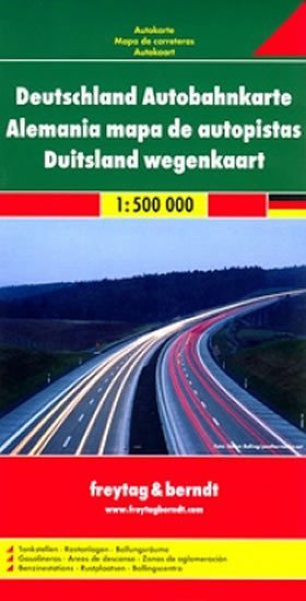 neuveden: Deutschland Autobahnkarte/Německo1:500T/dálniční mapa