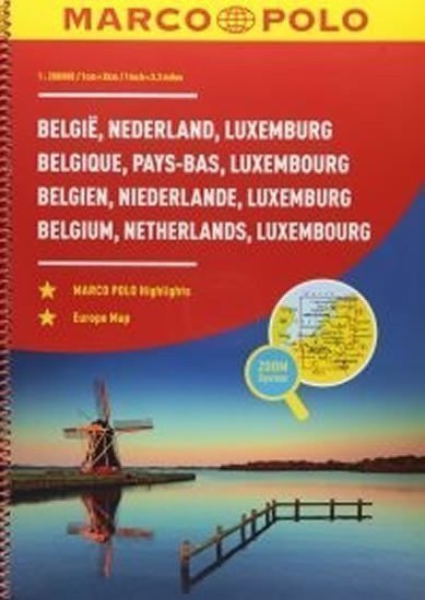 neuveden: Benelux / atlas-spirála 1:200T