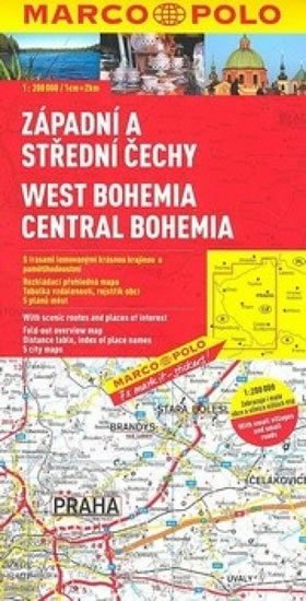 neuveden: Západní a střední Čechy/ mapa
