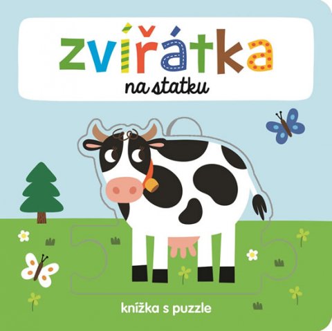 neuveden: Zvířátka na statku - knížka s puzzle