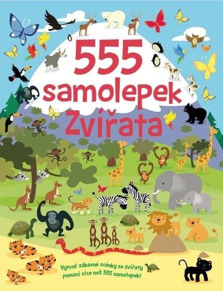 neuveden: 555 samolepek Zvířata