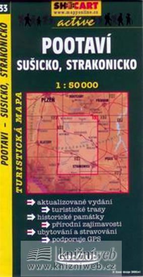 neuveden: SC 033 Pootaví, Sušicko, Strakonicko 1:50 000