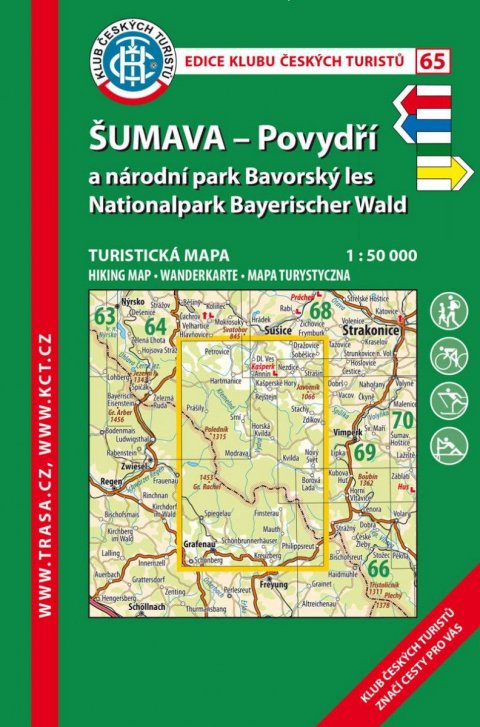 neuveden: KČT 65 Šumava - Povydří a NP 1:50 000/ 10. vydání 2022