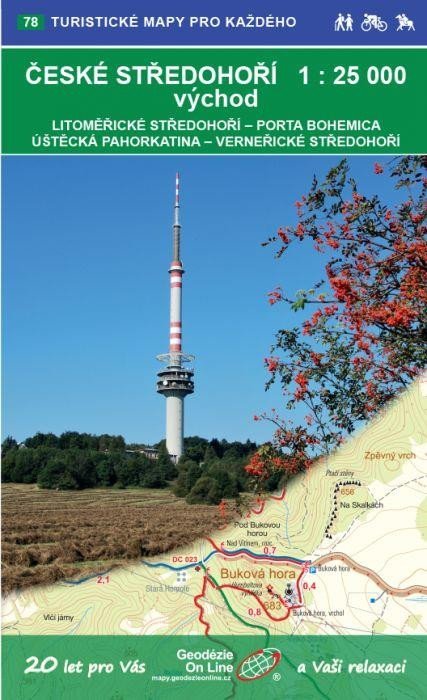 neuveden: České Středohoří - východ 1:25 000 / 78 Turistické mapy pro každého neuveden: České Středohoří - východ 1:25 000 / 78 Turistické mapy pro každého