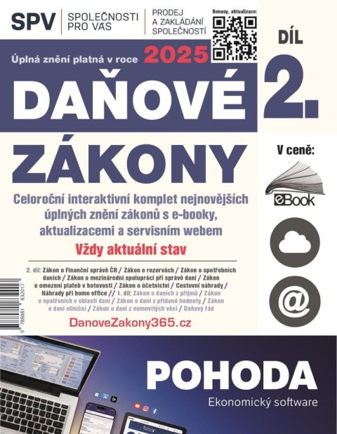 neuveden: Daňové zákony 2025 (Díl 2.)