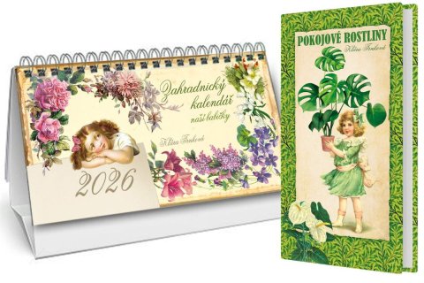 Trnková Klára: Kalendář 2026 Zahradnický + Pokojové rostliny