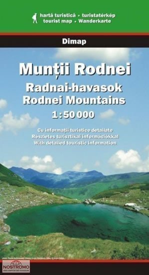 neuveden: Muntii Rodnei 1:50 000 DIM / turistická mapa