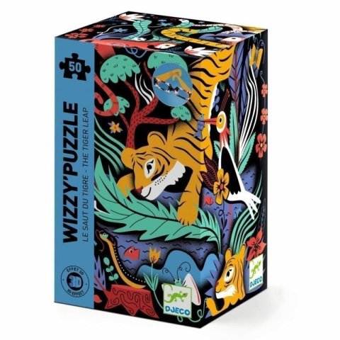 neuveden: DJECO 3D puzzle Tygr - 50pcs