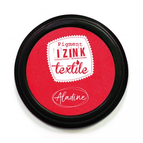 neuveden: Razítkovací polštářek na textil IZINK textile - červený neuveden: Razítkovací polštářek na textil IZINK textile - červený