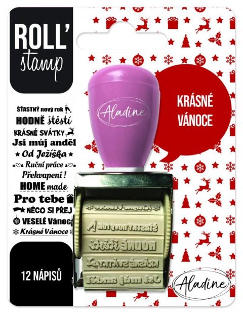 neuveden: Aladine RollStamp textová - Vánoce