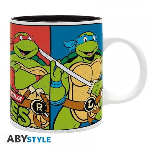 neuveden: Želvy Ninja (TNMT) Keramický hrnek 320 ml - Leonardo, Raphael, Donatello a 
