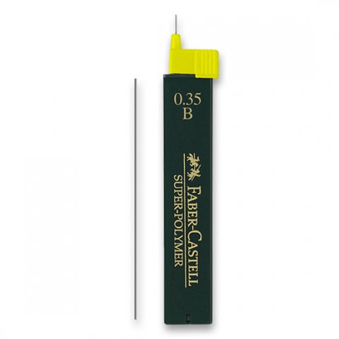 neuveden: Faber - Castell Grafitové tuhy do mikrotužky 0,35 mm B neuveden: Faber - Castell Grafitové tuhy do mikrotužky 0,35 mm B