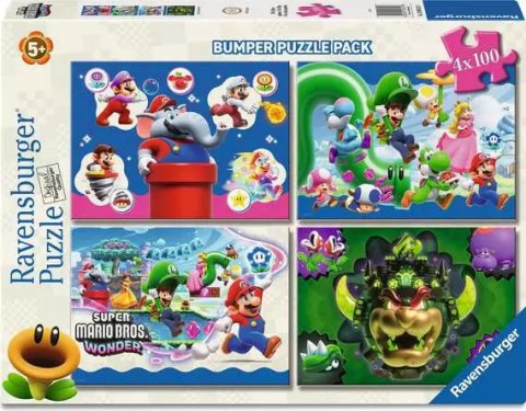 -: Puzzle Super Mario 4x100 dílků