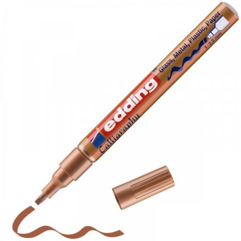 neuveden: Edding Lakový popisovač 753 kaligrafický - měděný