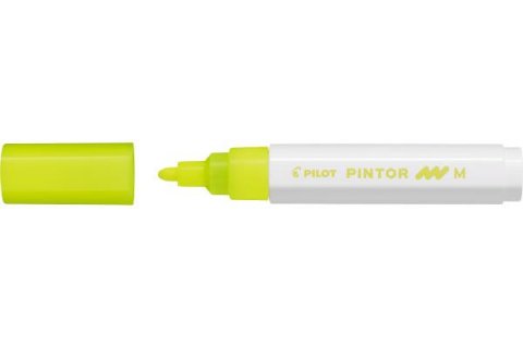 neuveden: PILOT Pintor Medium akrylový popisovač 1,5-2,2mm - neonový žlutý neuveden: PILOT Pintor Medium akrylový popisovač 1,5-2,2mm - neonový žlutý