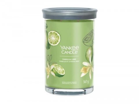 neuveden: YANKEE CANDLE Vanilla Lime svíčka 567g / 2 knoty (Signature tumbler velký )