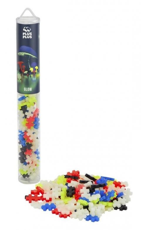 neuveden: Plus-Plus Stavebnice tuba - Glow Mix 100 dílků