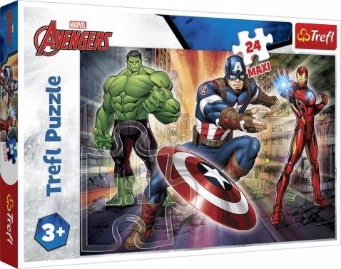 neuveden: Trefl Puzzle Avenders - Ve světě Avengers MAXI 24 dílků neuveden: Trefl Puzzle Avenders - Ve světě Avengers MAXI 24 dílků