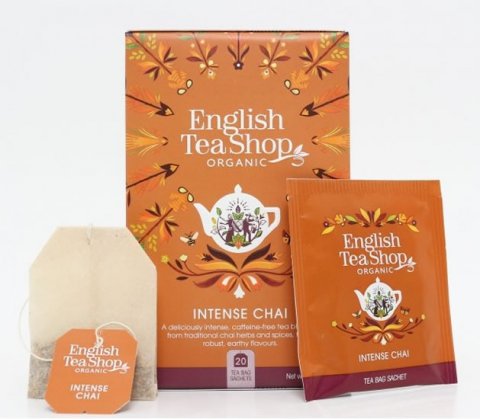 neuveden: English Tea Shop Čaj Chai Tea Intenzivní čený bio, 20 sáčků