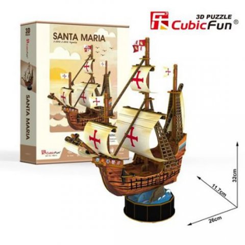 neuveden: Puzzle 3D Santa Maria/93 dílů neuveden: Puzzle 3D Santa Maria/93 dílů